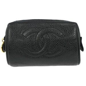 Chanel Black Calfskin Multi Pouch 117144